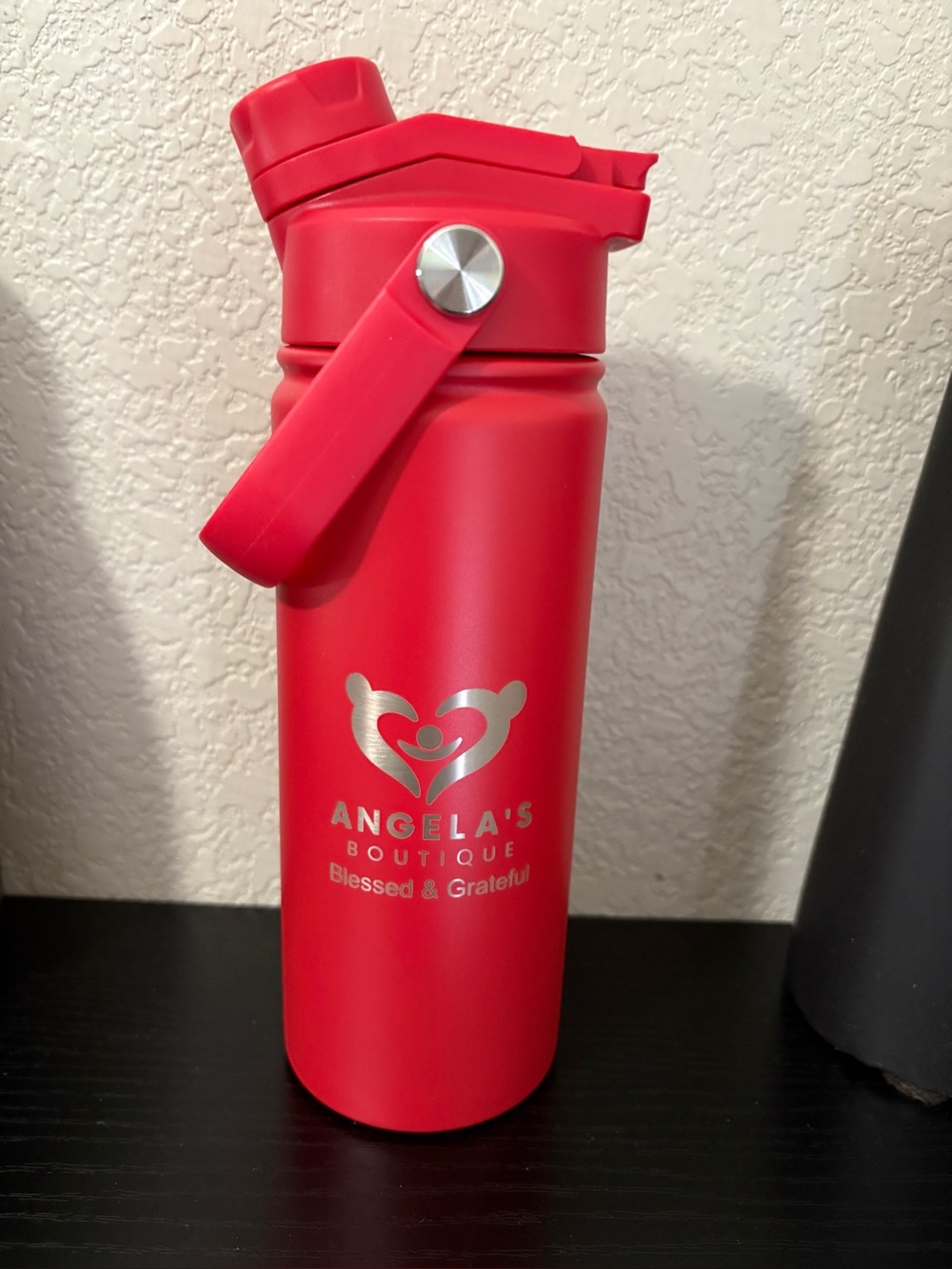 Powder Coated Water Bottle - Matte White